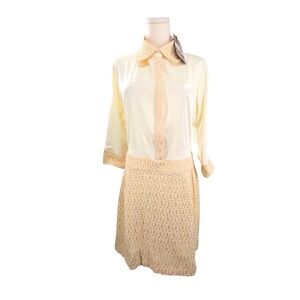 NWT SPIEGEL Cream Lace Dress Size 8